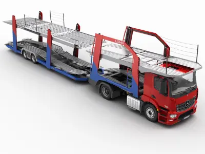  Mercedes Antos Car Transporter 