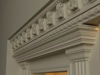 Classic Architectural Elements Pack Low-poly 3D model