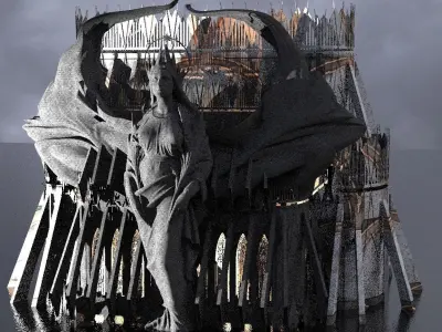 Palace Cathedral Fantasy  3D model