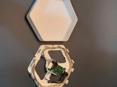 Hexagonal light 3D print model