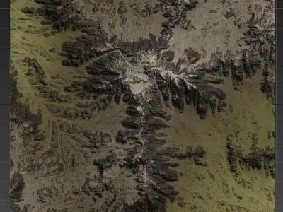 Mountains n36a 3D model