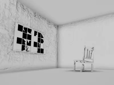 Abandoned Chair  3D model