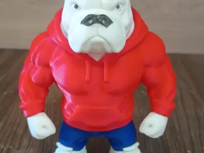Urban Bulldog Street Style Collectible 3D print model