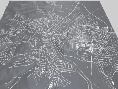 Cityscape Kadirli Turkye 3D model