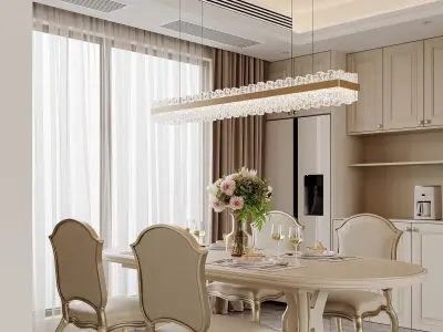 apartment interior scenes      3D model 10