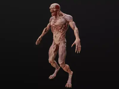 Bloodsucker Low-poly 3D model