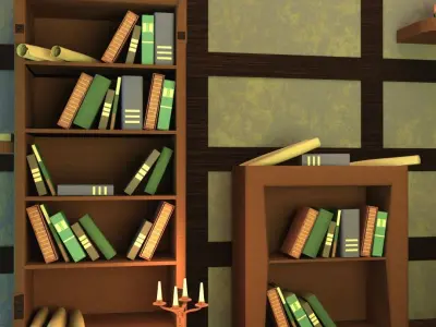 Stylized Room Free 3D model