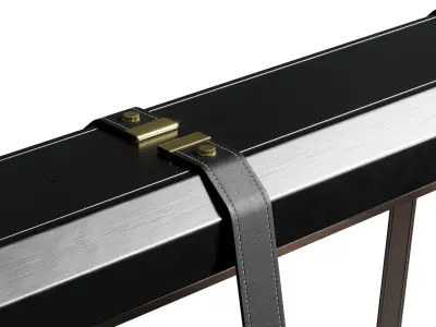 Derby LED Linear Suspension pendant light Low-poly 3D model