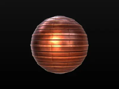 10 Seamless Metal Panels and Grids PBR Materials - Set 1 Texture