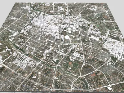 Cityscape  Chengdu China 3D model