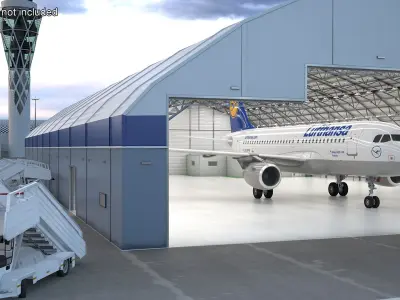  Lufthansa Airbus A320-200 Aircraft 