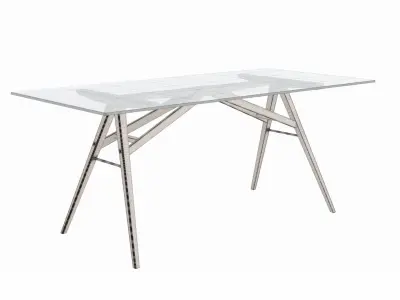 Dining table Jensen west elm 3D model