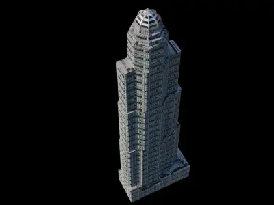 CitySpire Center - NYC Low-poly 3D model