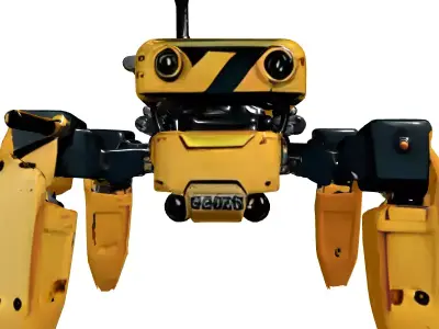 ALITI F1 Industrial Quadruped Robot Low-poly 3D model