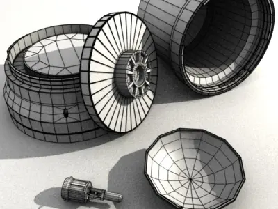 Rotating beacon 3D model