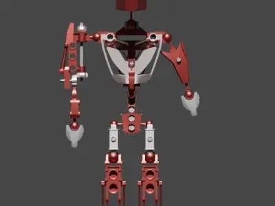 Red Robot 3D model
