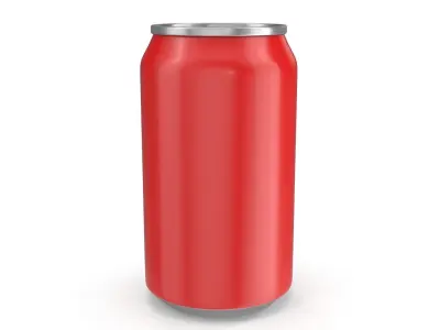 Cola Can - Close Low-poly 3D model