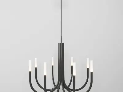 Rousseau Medium Chandelier by Kelly Wearstler 3D model