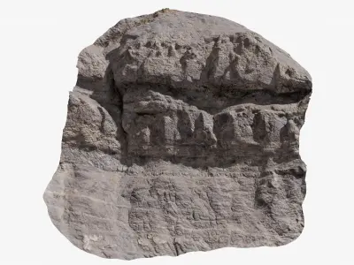  Big Rock And Soil Cliff Wall StemCell 