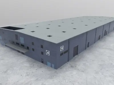 EDDB Storage 2C Low-poly 3D model