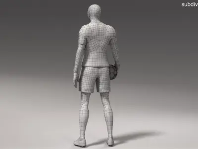  Male Goalkeeper Animated HQ Standard License 