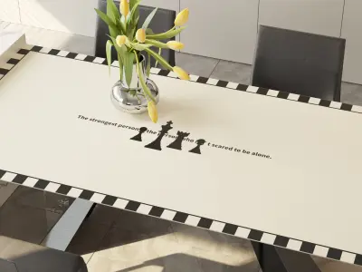 Kitchen interior 3D model 2