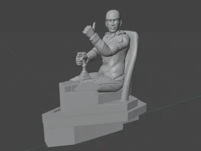 Battlestar Galactica Colonial Viper Cockpit Upgrade BSG 3D print model