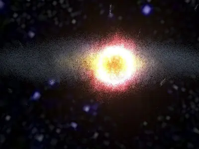 Cigar Galaxy 3D model