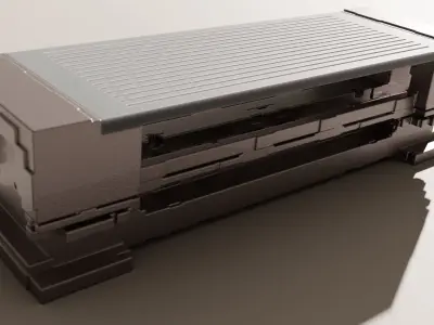 Modern Outdoor Bench 3D model