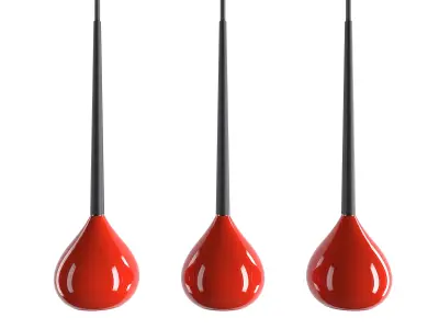 Set of pendant lamps Azzardo Aga 3D model