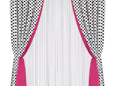 Curtain 3D model 44 3D model