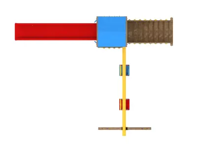 3D Wooden Playground 002 3D model