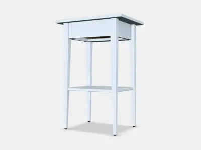 HEMNES Bedside table Low-poly 3D model
