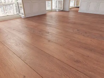 Wooden floor 27 WITHOUT PLUGINS 3D model