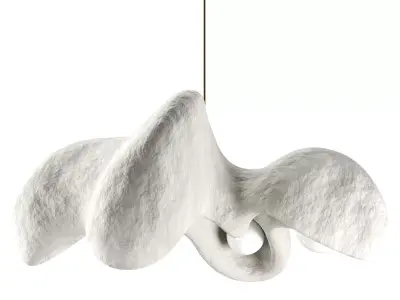 Ovorepository illuminated sculpture Low-poly 3D model