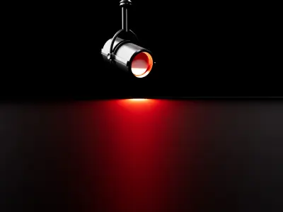 Stage Spot Light Low-poly 3D model