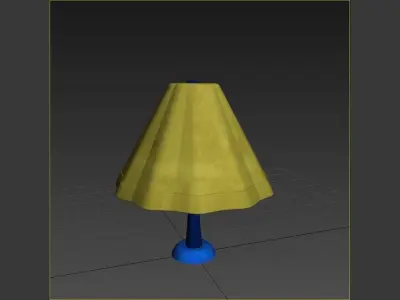 Cartoon Lamp Free 3D model