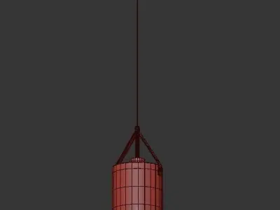 GERBERT three glass pendant lights 3D model