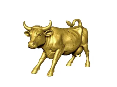 Wall Street  Cow decorative statue 3D print model