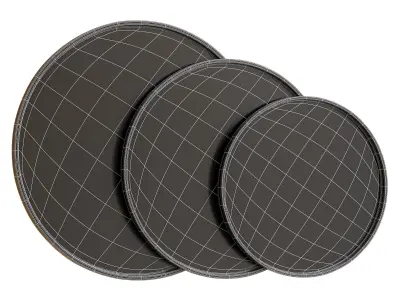 Wall lamps Low-poly 3D model