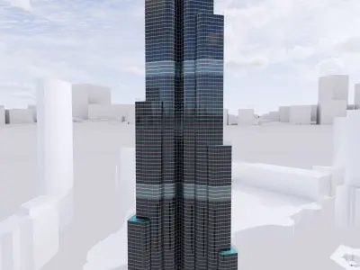 Burj Khalifa 3D model