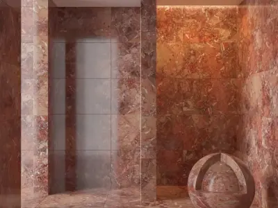 Marble wall 53 3D model