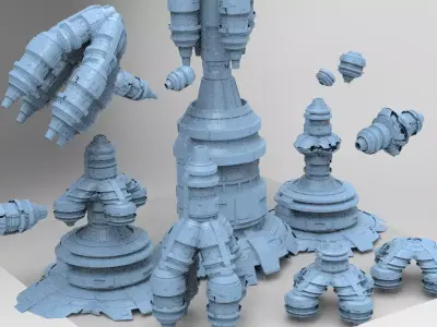 Power relay Shard Collection Full 3D model