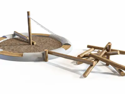 Playground Sandbox by Taiga 3D model