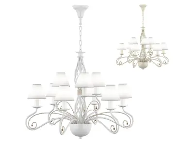 78209x Esedra Lightstar Chandelier 3D model