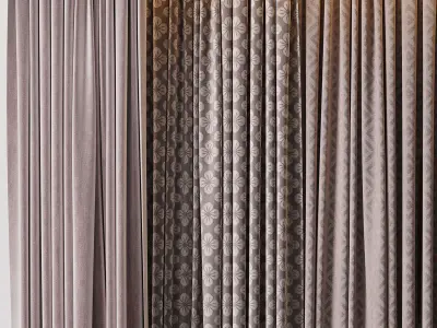 Hadi Curtains 39 3D model