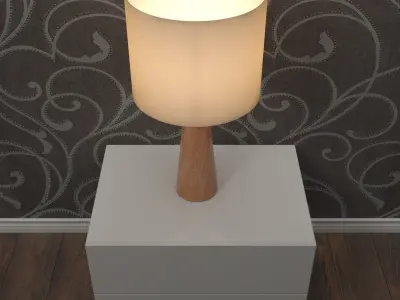 Lamp - night table light 3D model