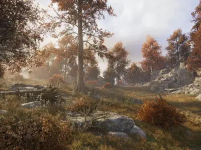 The Toby Foliage Engine Low-poly 3D model