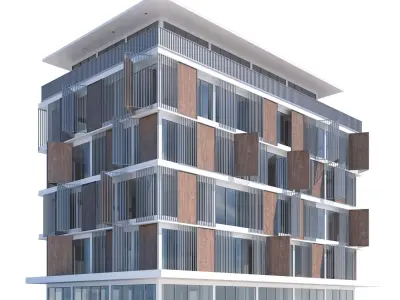 Office building Barnican 3D model