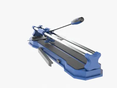 Manual Tile Cutter  Low-poly 3D model